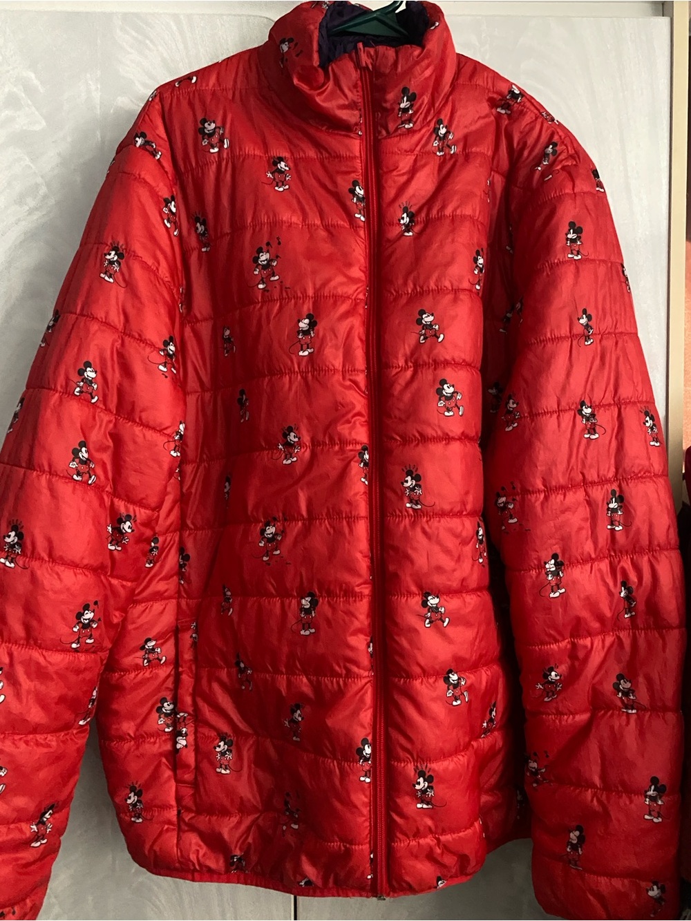 Vintage Mickey Mouse Reversible Puffy Jacket